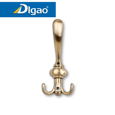 Furniture hardware zinc alloy clothes hook DG450 gold bedroom bathroom hanging hat coat hook