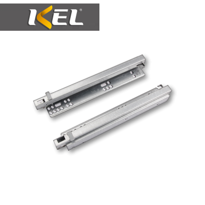 Galvanized soft close concealed telescopic kitchen cabinet drawer slide rail